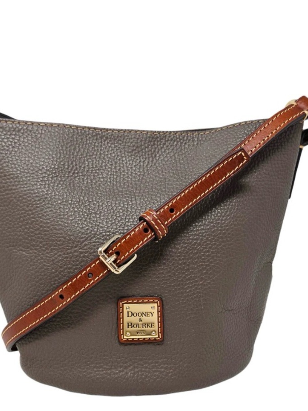 DOONEY & BOURKE "SMALL THEA" LEATHER BUCKET BAG
